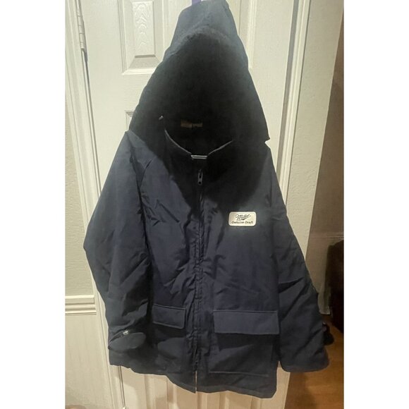 Miller Genuine Draft-INITOG-Hooded  Insulated Parka Coat, Mens XXL LONG - Picture 2 of 15